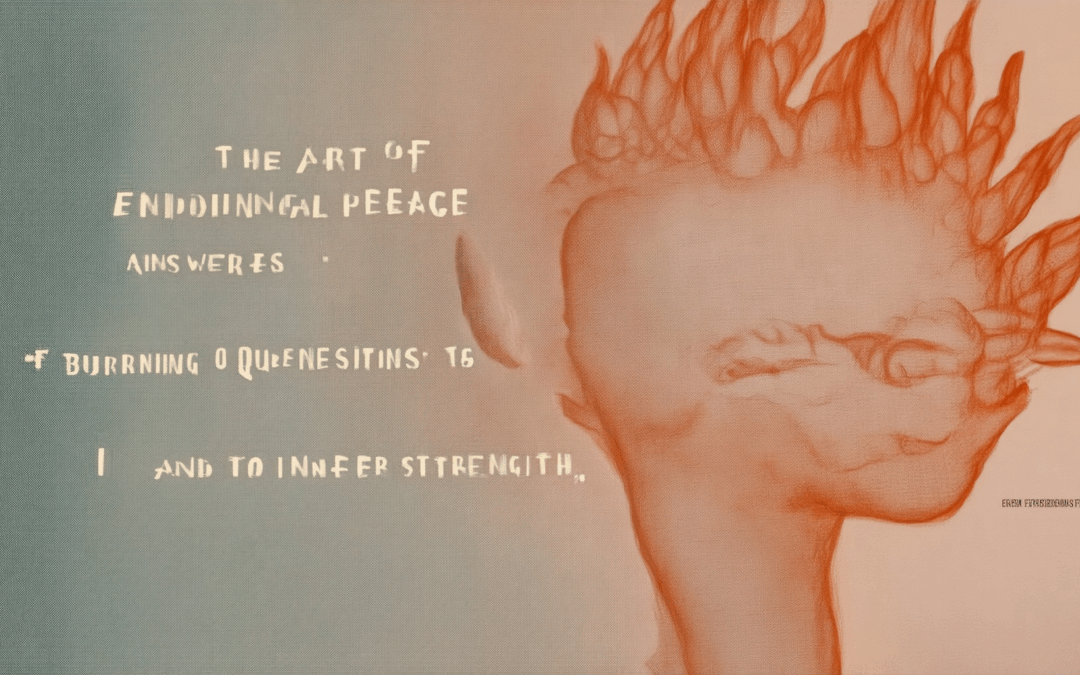 The Art of Finding Emotional Peace: Answers to Your Burning Questions and Quotes for Inner Strength