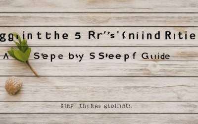 Igniting the 5 R’s of Mindful Routines: A Step-by-Step Guide