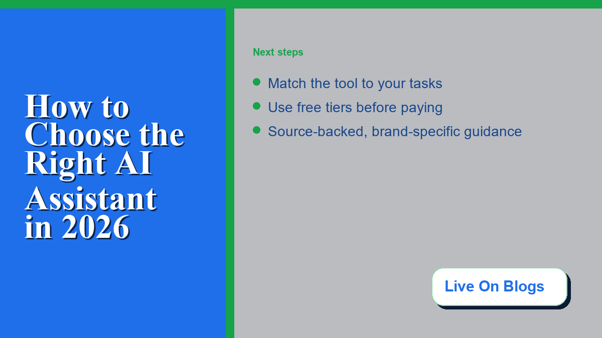 How to Choose the Right AI Assistant for Your Work in 2026 - privacy tips